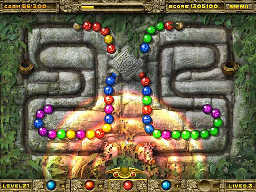 The Screenshot of Inca Ball
