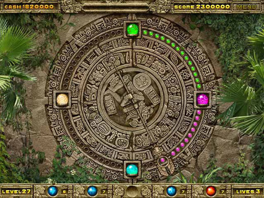 The Screenshot of Inca Ball