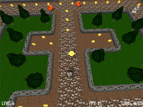 The Screenshot of Pacco Quest 3D