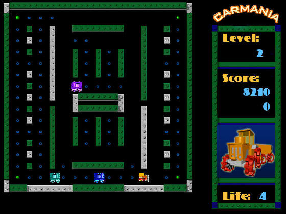 Carmania Game Mode Screen