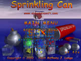 The Screenshot of Sprinkling Can