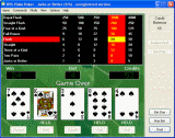 Main window of BVS Video Poker