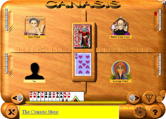 Canasta Game Screen