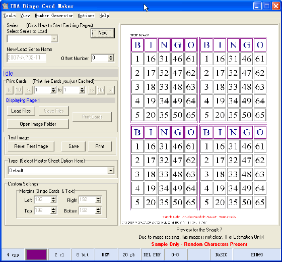 Franklin Kentucky Bingo