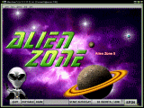 Main window of Alien Zone