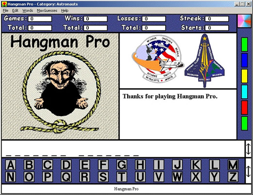 Hangman Pro for Windows