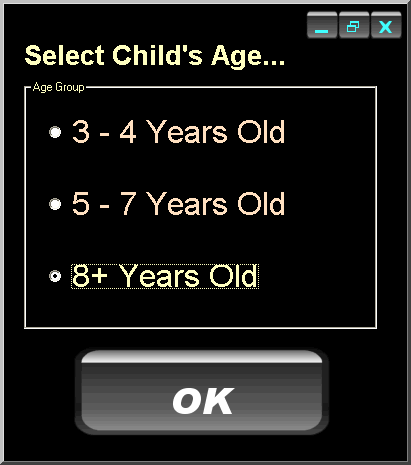Select child's age