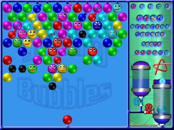 The Screenshot of Smiling Bubbles