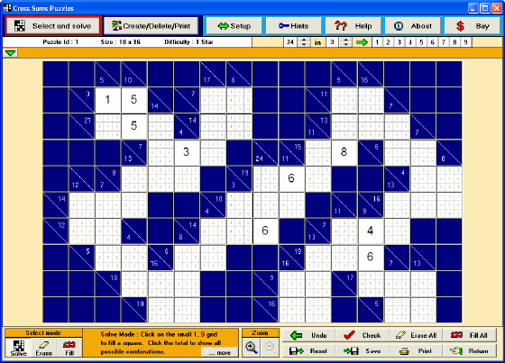 Solve Puzzles Screen
