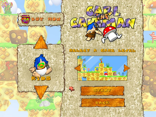 Carl The CaveMan - screenshot