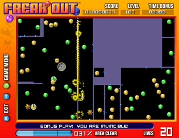 FreakOut Gold - screenshot