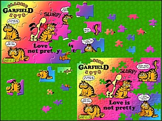 Garfield Goes To Pieces Jigsaw Puzzle Collection - screenshot
