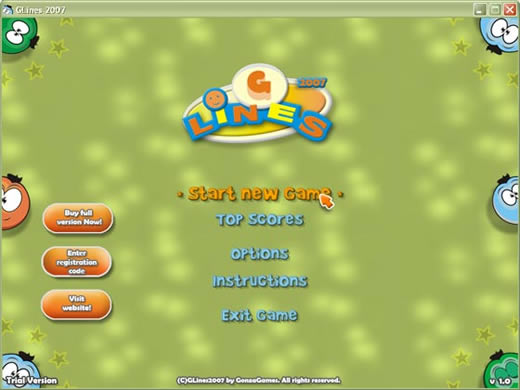 GLines 2007 - screenshot