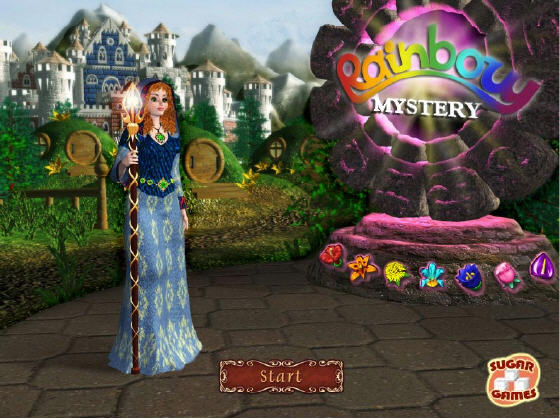 Rainbow Mystery for Mac action game: Map