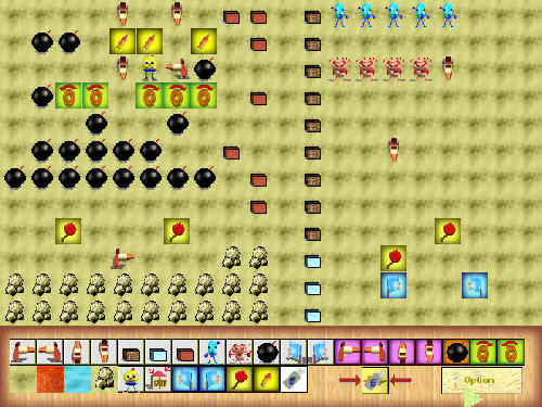 The level editor in Puzzle Game
