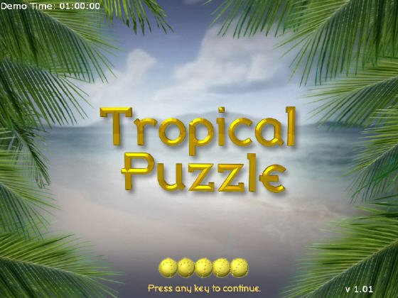 Screenshot of Tropical Puzzle