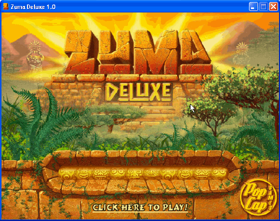 control ancient Zuma - Zuma Deluxe