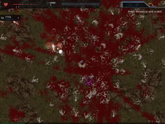 The Screenshot of Crimsonland
