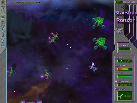 Beautiful screenshot of Starship Ranger
