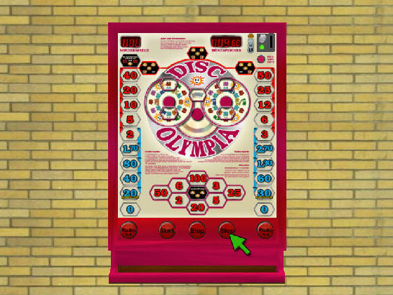 Screenshot of one gamblin machine