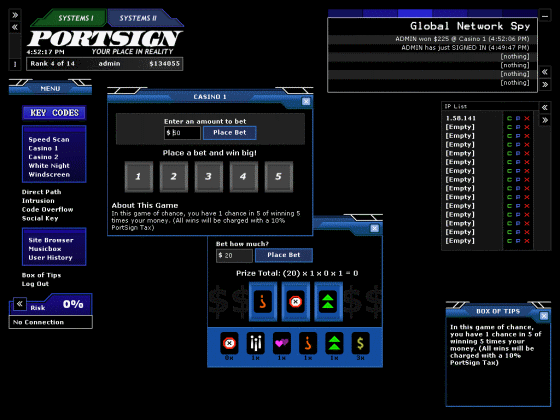 Steal money and files - PortSign Account