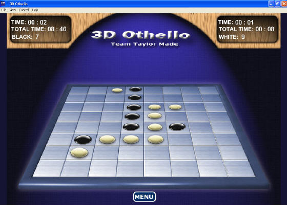 The Screenshot of 3D Othello