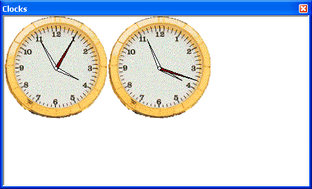 two clocks of ChessPartner