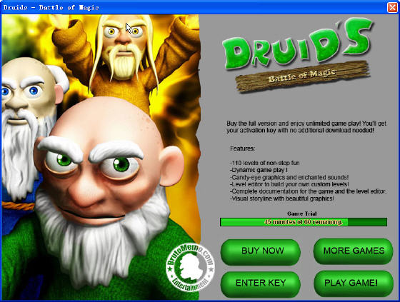 Screenshots of Druids Battle of Magic - Main window