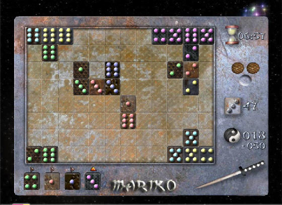 The game screen of Mariko3D