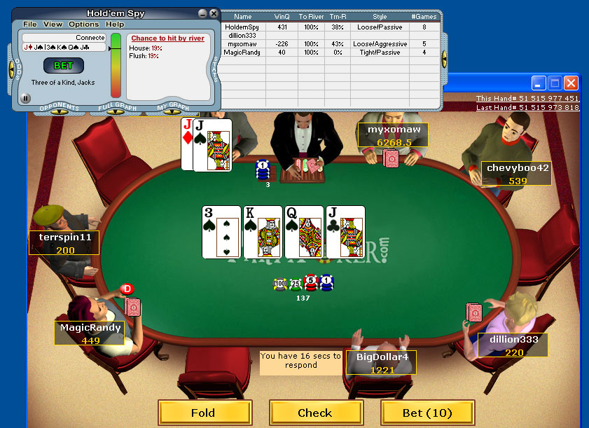 Holdem Spy - Simplify & improve online poker gambling