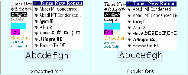 Samples - Create Smooth Fonts
