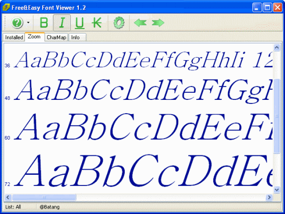 Free&Easy Font Viewer