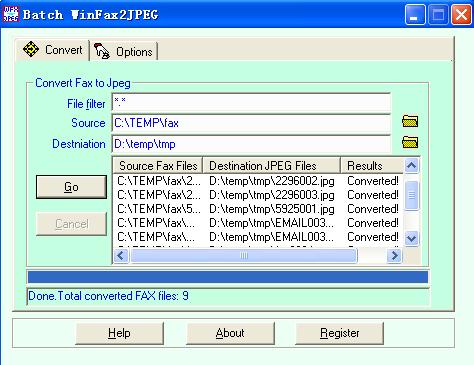 Batch WinFax2JPEG