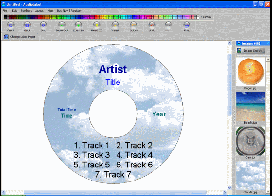 AudioLabel CD/DVD Labeler