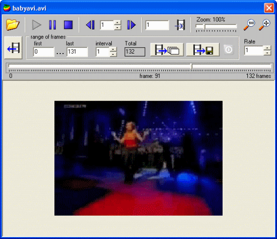 Screenshot - Open .avi files