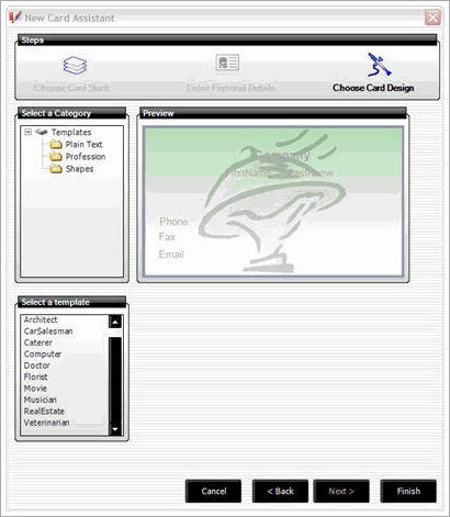 Business Card Designer. The complete Business Card Software for creating the 