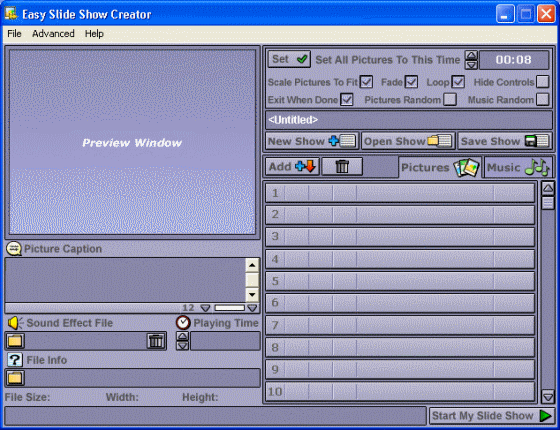 Easy Slide Show Creator