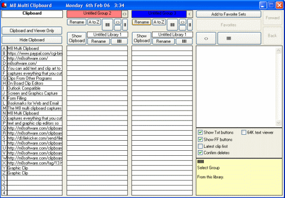 M8 Multi Clipboard