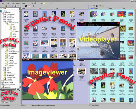 browse, manage, play and edit image files