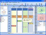 The Manager screen of OrgScheduler LAN