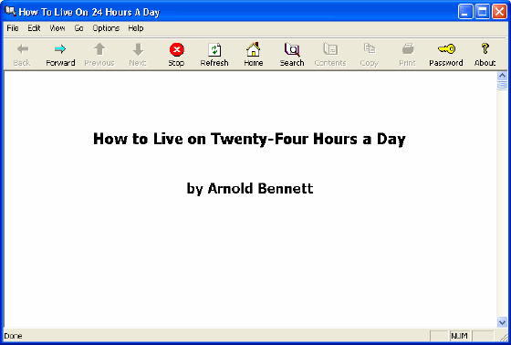 How to Live on 24 Hours A Day