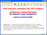 The Screenshot of 334 Delicious Candy Recipes