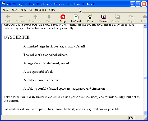 75 Recipes For Pastries Cakes and SweetMeat