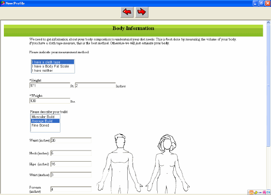 Calorie Balance Tracker