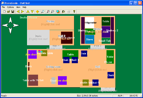 The Main screen of HomeGenie