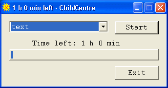 The Screenshot of ChildCentre
