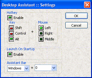 The Screenshot of Desktop Assistant