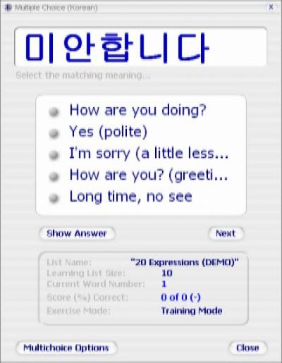 Korean FlashCards