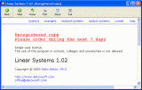 Main interface of Linear Systems