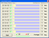 The game screen of Mental Math Essential